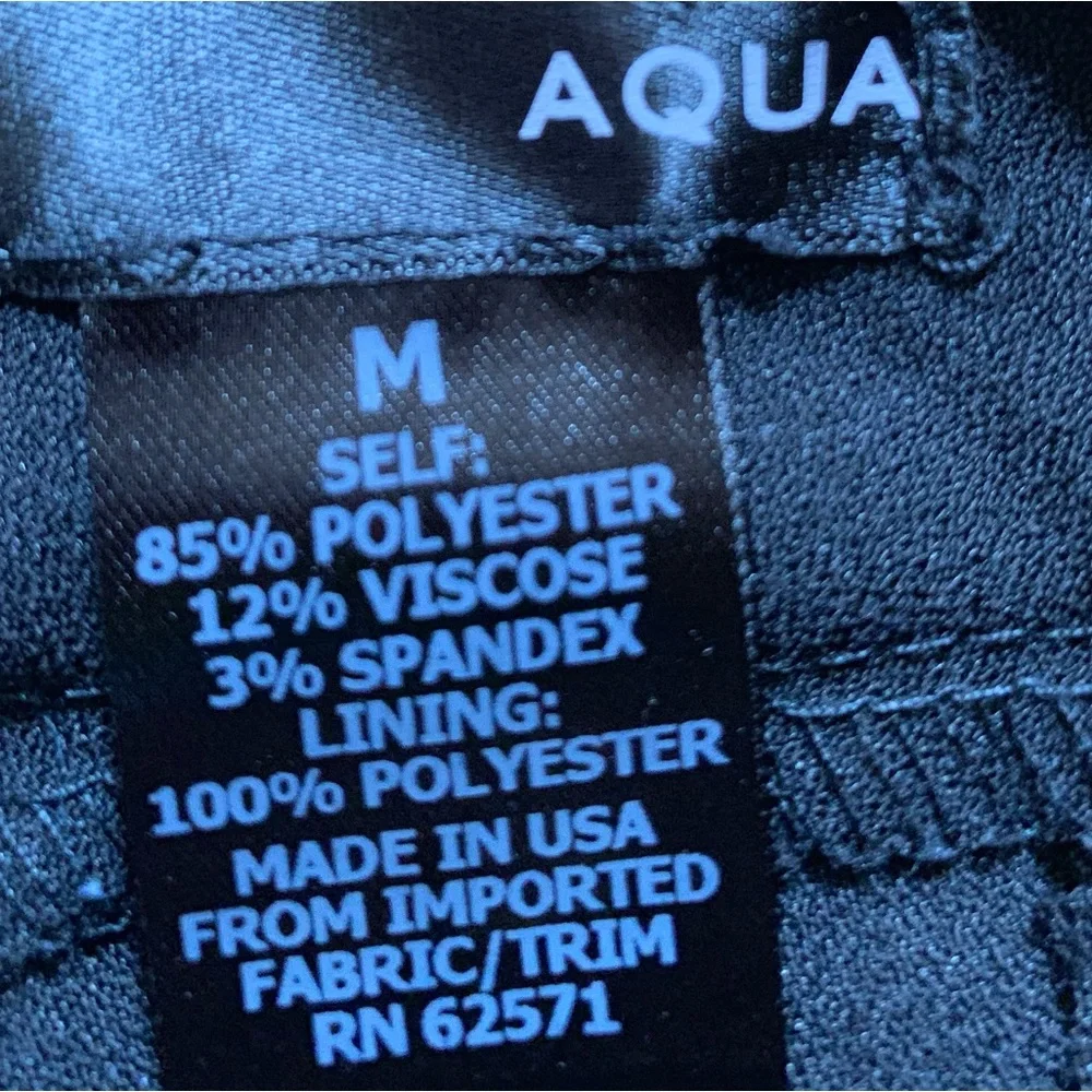 AQUA Asymmetrical Black Skort Size Medium (like new) - Picture 3 of 8